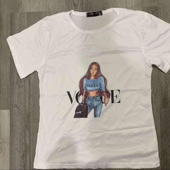 VOGUE White Tshirt - Picture 2 of 5
